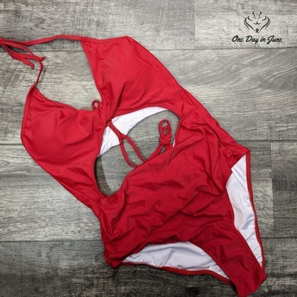 Peddney Cutout Monokini One Piece Swimsuit Size XXL - Picture 3 of 4